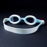 LSB Blue & Yellow Dog Face, Anti Fog UV Protection Leakproof Design Swim Goggles for Kids, 5yrs - 10yrs