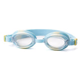 LSB Blue & Yellow Dog Face, Anti Fog UV Protection Leakproof Design Swim Goggles for Kids, 5yrs - 10yrs