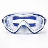 LSB Snorkelling Scuba Diving Mask, Navy Blue Anti Fog Snorkelling-Style Swim Goggles for Kids & Adults, 10yrs and above