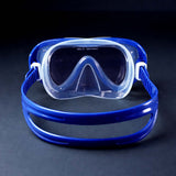 LSB Snorkelling Scuba Diving Mask, Navy Blue Anti Fog Snorkelling-Style Swim Goggles for Kids & Adults, 10yrs and above