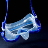 LSB Snorkelling Scuba Diving Mask, Navy Blue Anti Fog Snorkelling-Style Swim Goggles for Kids & Adults, 10yrs and above