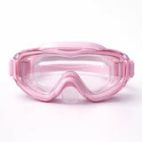 LSB Pink 3dash Glass panel styled Anti Fog UV Protection leakproof design Swim Goggles for 12 years + & Adults