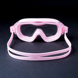 LSB Pink 3dash Glass panel styled Anti Fog UV Protection leakproof design Swim Goggles for 12 years + & Adults