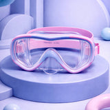 LSB Snorkelling Scuba Diving Mask Pink Blue Anti Fog underwater snorkelling Goggles for Kids & Adults, 10yrs and above