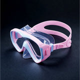 LSB Snorkelling Scuba Diving Mask Pink Blue Anti Fog underwater snorkelling Goggles for Kids & Adults, 10yrs and above