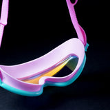 LSB Pink & Mint Anti-Fog UV Protection Leakproof Swim Goggles for Kids, 4-10 Years