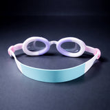 LSB Pink & White Bow Face, Anti Fog UV Protection Leakproof Design Swim Goggles for Kids, 5yrs - 10yrs