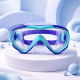 LSB Snorkelling Scuba Diving Mask , Purple Blue Anti Fog Snorkelling-Style Swim Goggles for Kids, for Kids & Adults, 10yrs and above