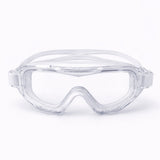 LSB White 3 dash Glass panel styled Anti Fog UV Protection leakproof design Swim Goggles for 12 yrs + & Adults