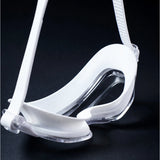 LSB White 3 dash Glass panel styled Anti Fog UV Protection leakproof design Swim Goggles for 12 yrs + & Adults