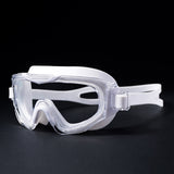 LSB White 3 dash Glass panel styled Anti Fog UV Protection leakproof design Swim Goggles for 12 yrs + & Adults