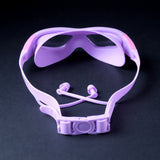 LSB White Bordered Purple Anti Fog UV Protection Leakproof Design Swim Goggles for Kids, 5yrs - 10yrs