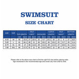 LSB 2 Pcs Anchor Fish , T-shirt & Shorts Set, Toddlers & Kids Swimwear with Free Wash Bag & Free Swim Detergent