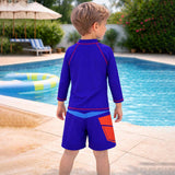 LSB Jawws Shark, 2pcs Tshirt and shorts set, Toddlers & Kids Swimwear with Free Wash Bag & Free Swim Detergent