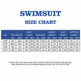 LSB 2 Pcs Polka Shark Print T-shirt & Shorts Set, Kids Swimwear with matching Swim Cap, plus Free Wash Bag & Free Swim Detergent