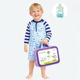 LSB Blue Lhama, Toddlers & Kids Swimwear with Free Wash Bag & Free Swim Detergent
