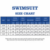 LSB White Dotted Dino World, Toddlers & Kids Swimwear with long Cap Free Wash Bag & Free Swim Detergent
