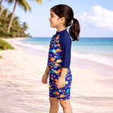 LSB Fish Sea Print Toddlers & Kids Swimwear with Free Wash Bag & Free Swim Detergent