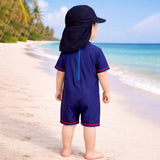 LSB Jawws Shark, Toddlers & Kids Swimwear with long Cap Free Wash Bag & Free Swim Detergent