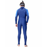 LSB Full-Length Navy Blue Hood & Stirrup Foot Loop, Teens and Mens Swimwear in UPF 50+ with Free Washbag