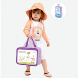 LSB Orange Roar Lion, Toddlers & Kids Swimwear with matching Hat, Free Wash Bag & Free Swim Detergent