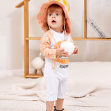 LSB Orange Roar Lion, Toddlers & Kids Swimwear with matching Hat, Free Wash Bag & Free Swim Detergent
