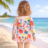 LSB Pink Daisy, Toddlers & Kids Swimwear with matching Swim Cap, plus Free Wash Bag & Free Swim Detergent
