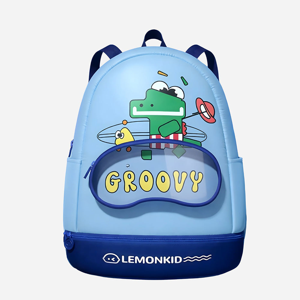 LSB Blue Crocodile Kids Waterproof Swimming Bag/ Beach Bag