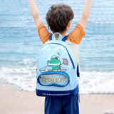 LSB Blue Crocodile Kids Waterproof Swimming Bag/ Beach Bag