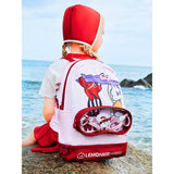 LSB Doggy & Bunny with Surfbaord, Kids Waterproof Swimming Bag/ Beach Bag