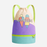 LSB Beige Ice Cream Kids Waterproof Swimming Bag/ Beach Bag
