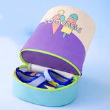 LSB Beige Ice Cream Kids Waterproof Swimming Bag/ Beach Bag