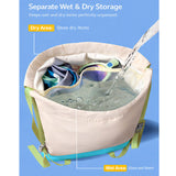 LSB Beige Ice Cream Kids Waterproof Swimming Bag/ Beach Bag