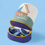 LSB Beige Sailboat Kids Waterproof Swimming Bag/ Beach Bag