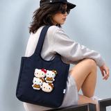 LSB Black 3D Kitties stylish & casual Tote Bag for Teens & Adults
