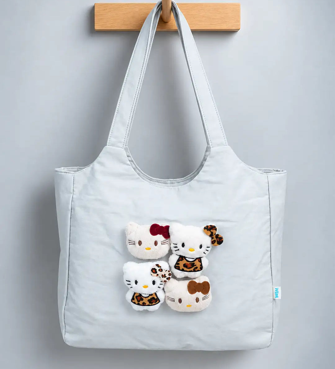 LSB Grey 3D Kitties stylish & casual Tote Bag for Teens & Adults