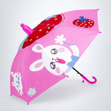 LSB Strawberry Teddy with Shutter style cover Kids-Umbrella - 6-12Y
