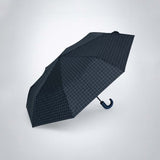 LSB 3Fold Black Checkered Auto Open & Close Umbrella for Teens & Adults