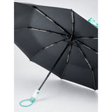 LSB 3 Fold Mint Green puppy Polka Dots Auto Open & Close Rain & Sun Dual Umbrella for Teens & Adults