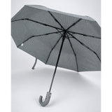 LSB 3 Fold Grey Checkered Auto Open & Close Umbrella for Teens & Adults