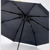 LSB 3 Fold Multi Polka with Red Boot Handle UPF 50+ Umbrella for Teens & Adults
