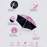 LSB Wheel style Baby Girl Printed UPF 50+ Kids-Umbrella-5-10Y