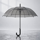 LSB Black Beauty Jelly Transparent Umbrella for Teens & Adults