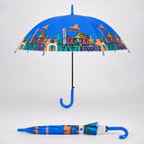 LSB Blue Mexico Landmark Print Umbrella for Teens & Adults