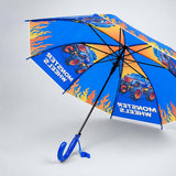 LSB Monster Truck and Flames Print Umbrella for Kids,5yrs-10yrs