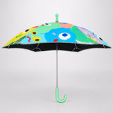 LSB Wheel style Colorful Monster Printed UPF 50+ Kids-Umbrella-5-10Y