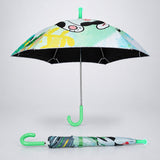 LSB Wheel style Cow Printed UPF 50+ Kids-Umbrella-5-10Y