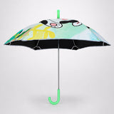 LSB Wheel style Cow Printed UPF 50+ Kids-Umbrella-5-10Y