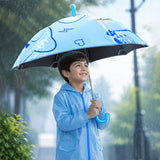 LSB Wheel style Blue Cute Dino Printed UPF 50+ Kids-Umbrella-5-10Y
