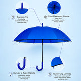 LSB Navy Blue Solid Black border Umbrella for Adults & Teens